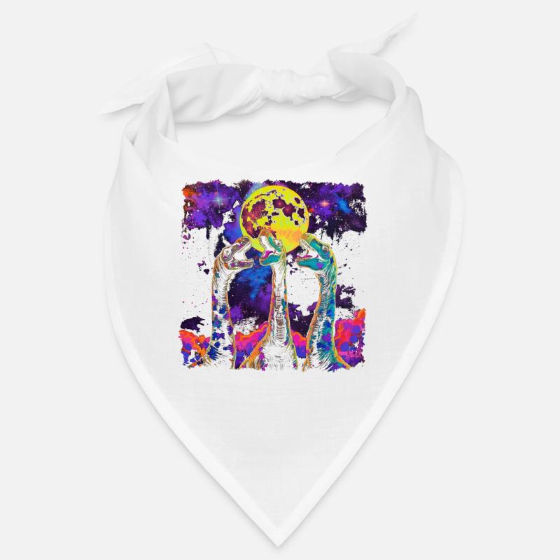 Brachiosaurus Dinosaurier Heulender Mond Bandana