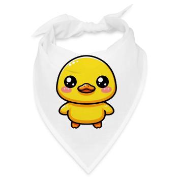 Ente Ente Ente Ente Ente - Bandana - Weiß - Vorne