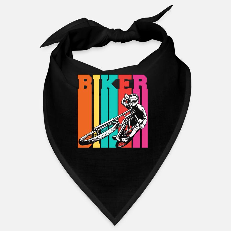 Style de VTT rétro motard Bandana