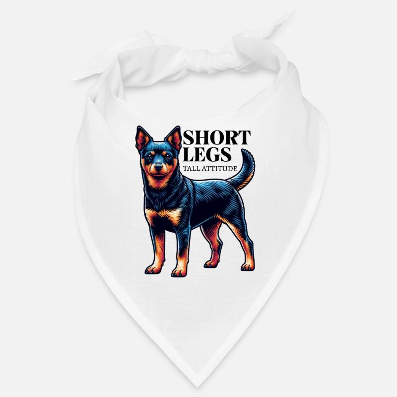 Lancashire Heeler kurze Beine Spruch Geschenkidee Bandana