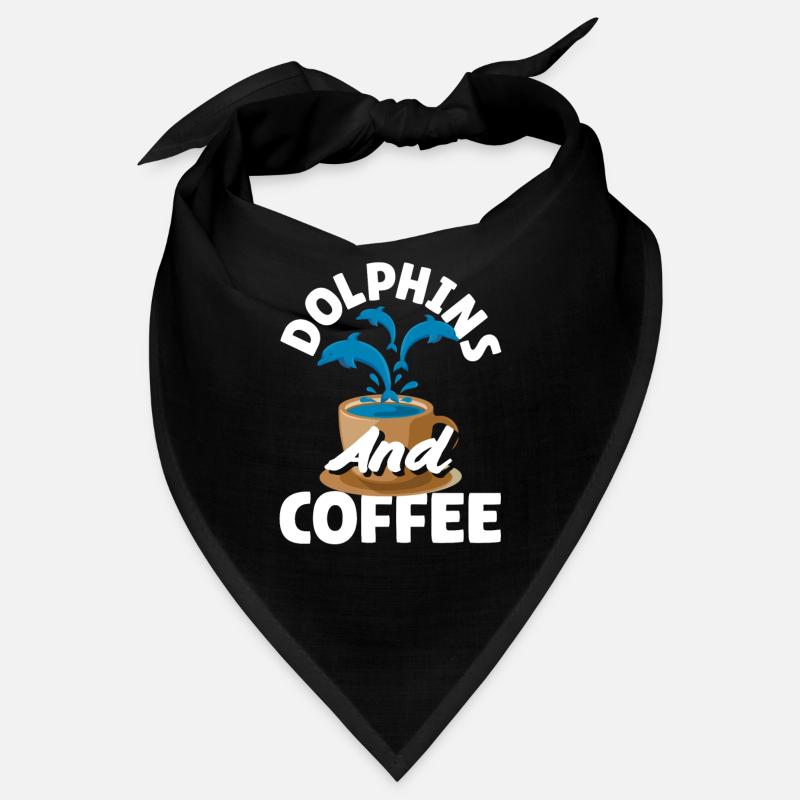 Dolphins and coffee lovers Bandana