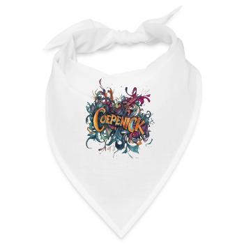 Berlin Köpenick Souvenir Cöpenick Graffiti - Bandana - Weiß - Vorne