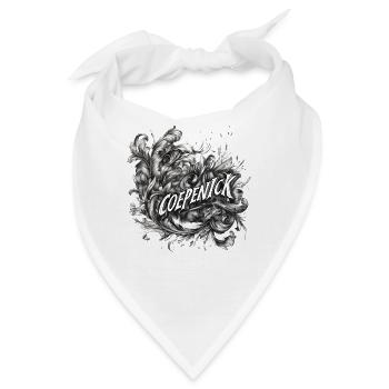 Berlin Köpenick Souvenir Cöpenick Barock-Blätter - Bandana - Weiß - Vorne