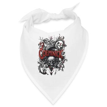 Berlin Köpenick Souvenir Cöpenick Dark Skull - Bandana - Weiß - Vorne