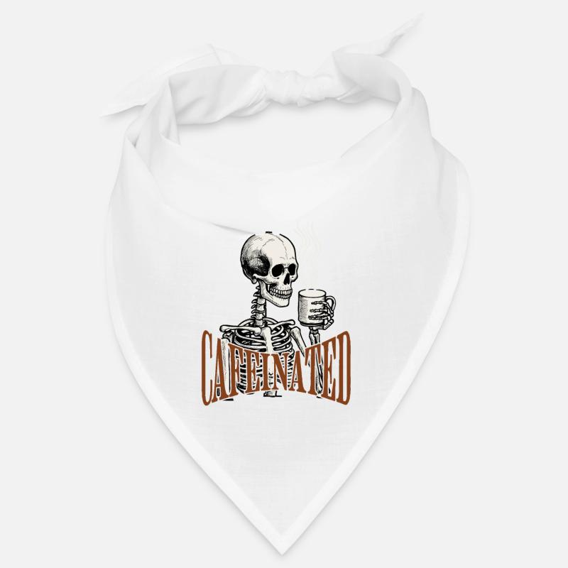 Funny coffee saying for Halloween Bandana
