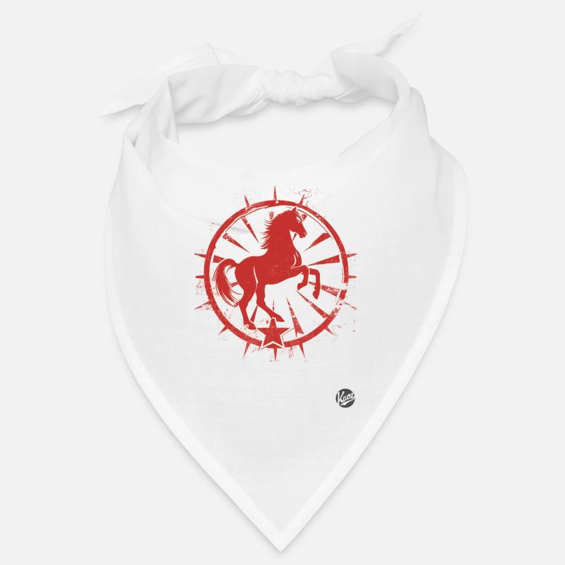 Solzialismus Propaganda Pferd Bandana