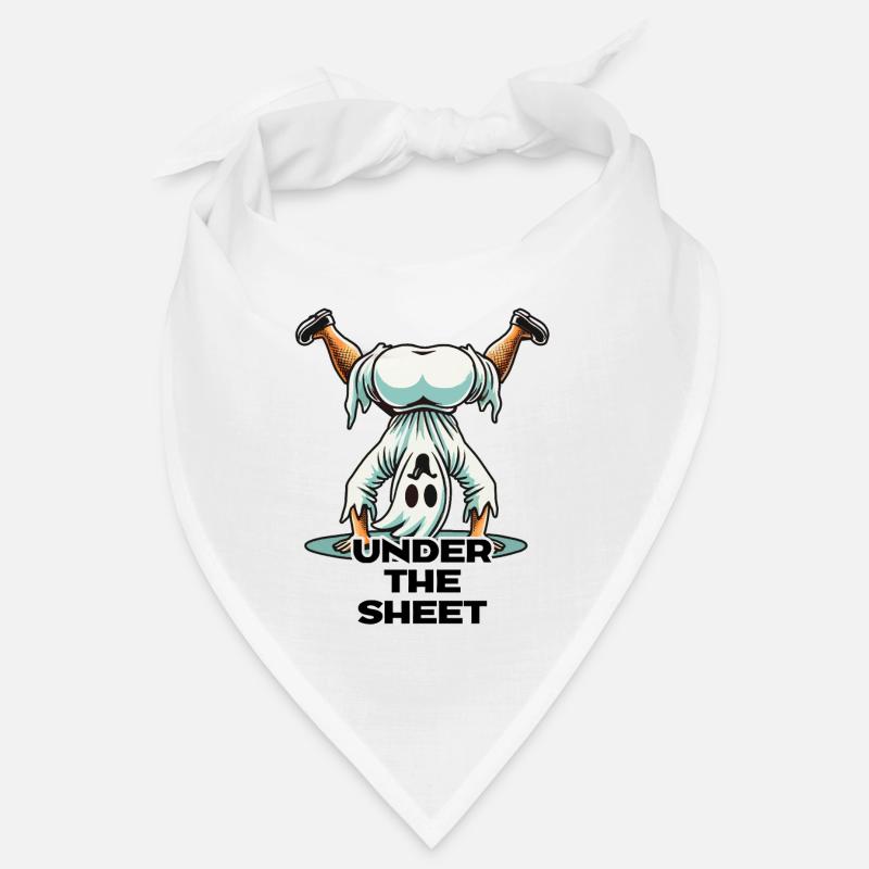 Lunatique sous feuille drôle Ghost Design Bandana