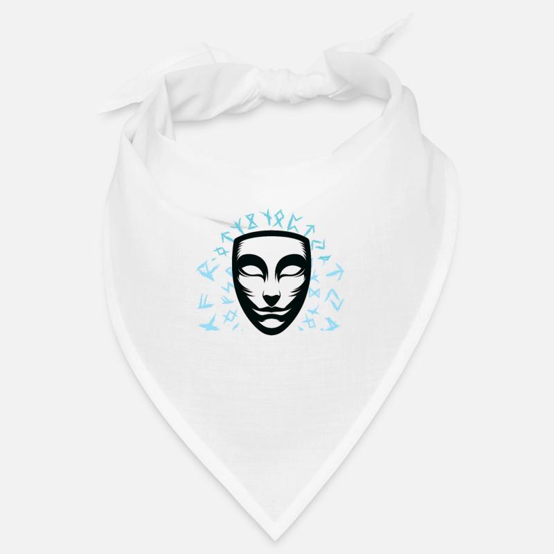 Abstrakte Maske Silhouette Masque abstrait Bandana