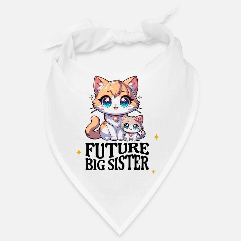 Ich bin bald eine Große Schwester süße Katzen Bandana