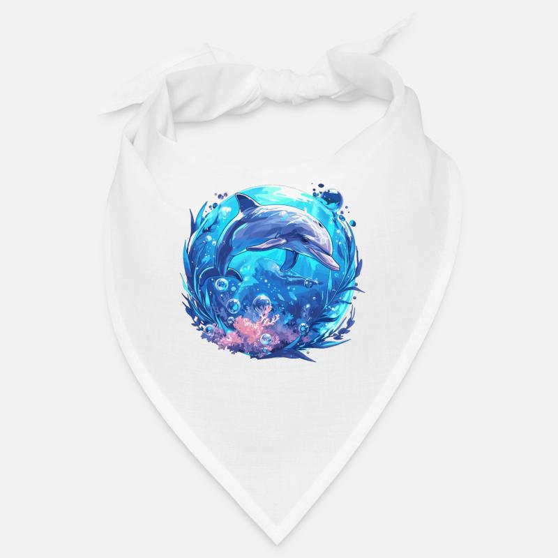 Dolphin Delfine Delfin Bandana
