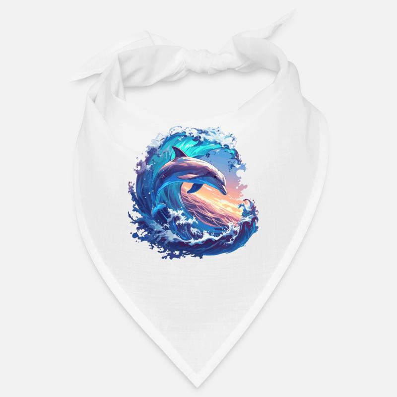 Dolphin Dolphins Dolphin Bandana