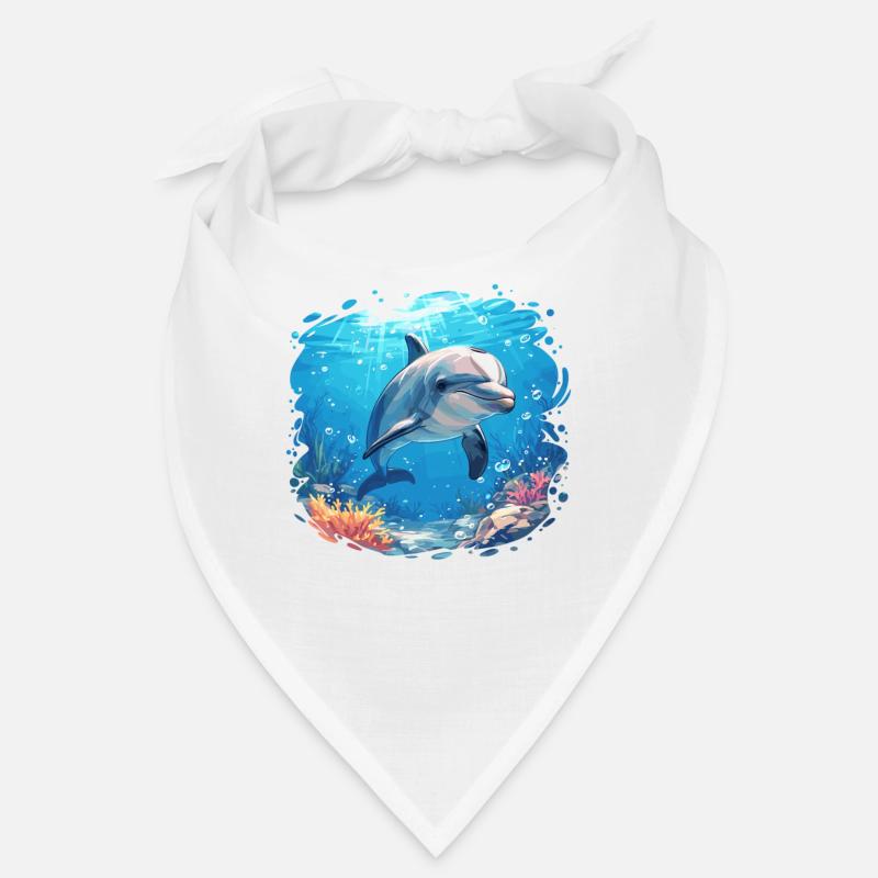 Dolphin Dolphins Dolphin Bandana