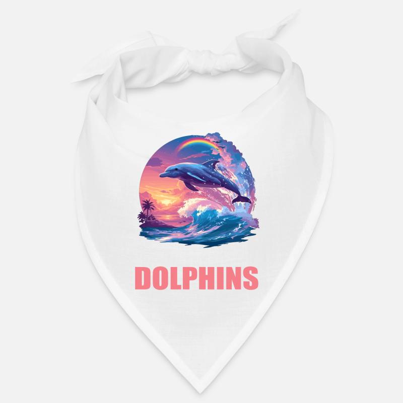 Dolphin Delfine Delfin Bandana