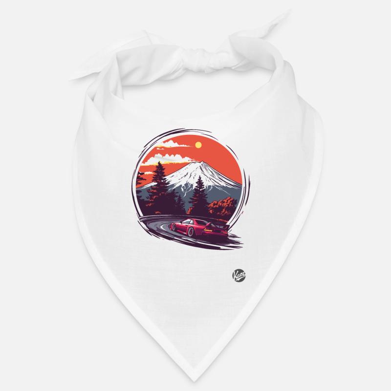 Mount Fuji JDM Racing Car Bandana
