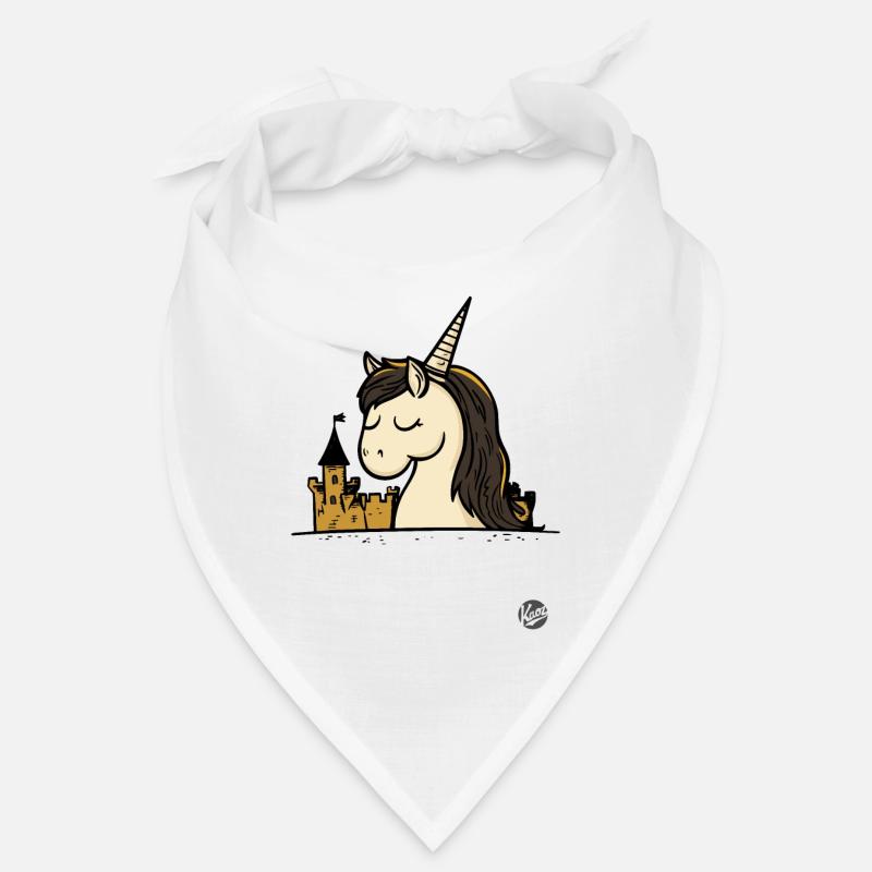 Süßes Schloss und magisches Einhorn Bandana