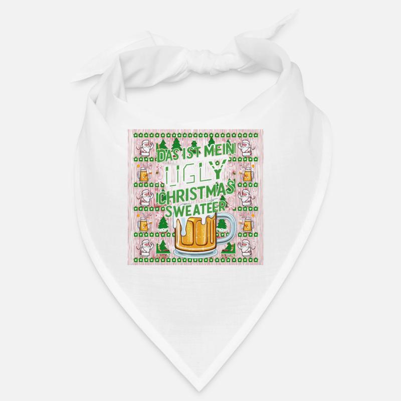 Pull de Noël laid Noël Noël Père Noël Bière Bandana