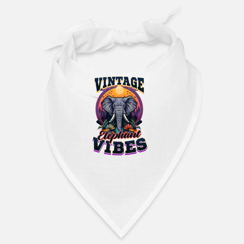 Elephant Vintage Elephant Vibes Bandana