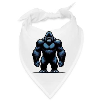 Gorilla - Bandana - Weiß - Vorne