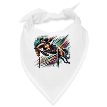 Springreiter - Bandana - Weiß - Vorne