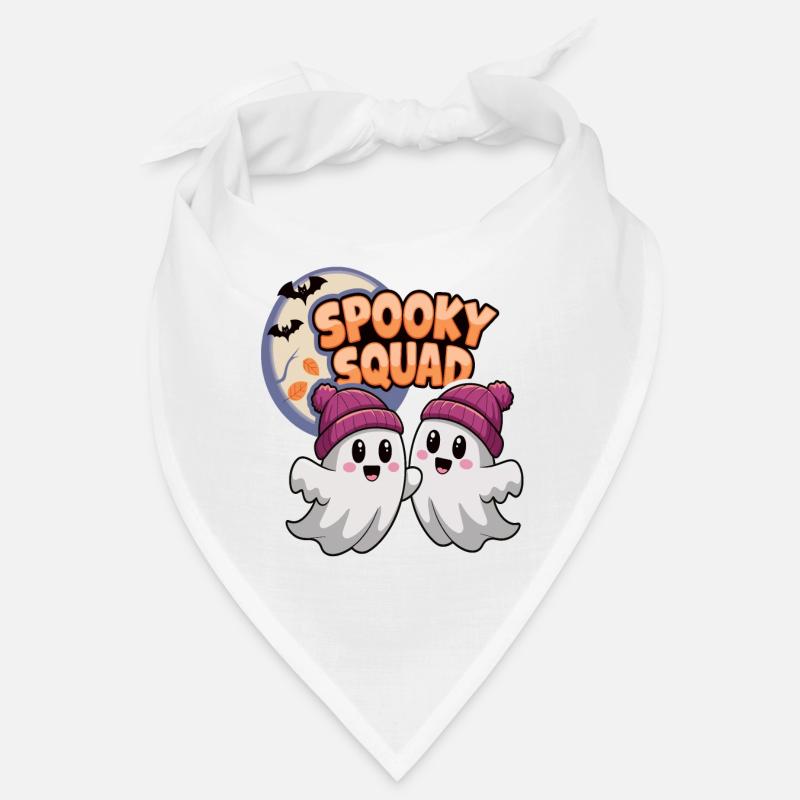 Halloween Spooky Squad Ghost with Hat Bandana