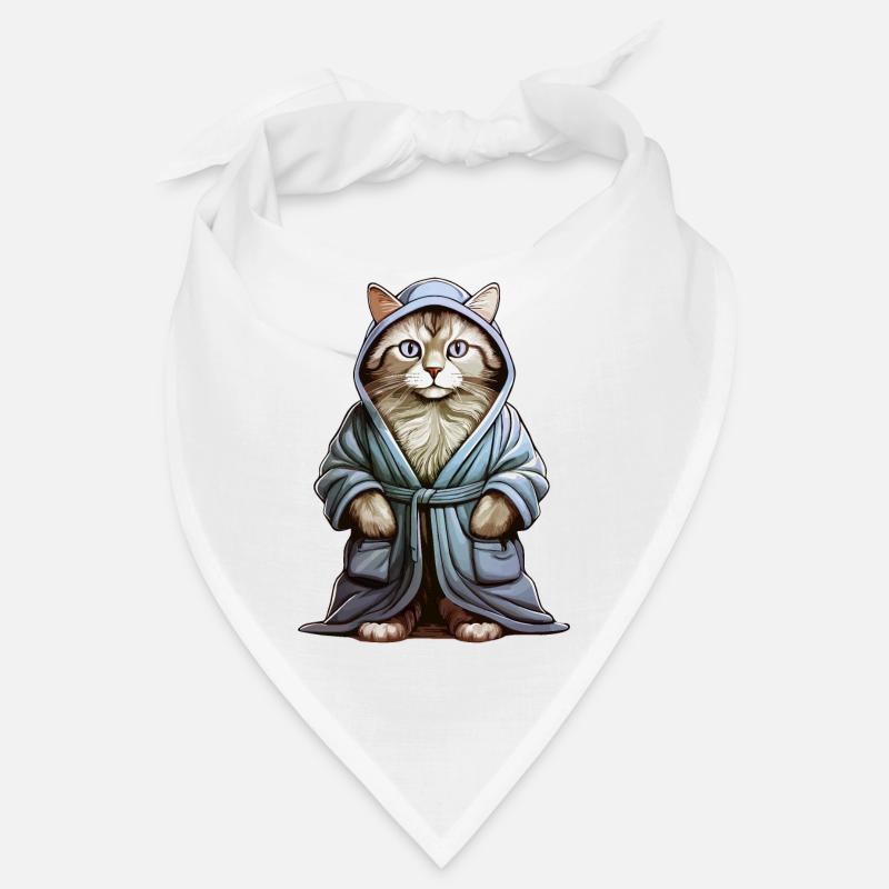 CAT BATHROBE Bandana