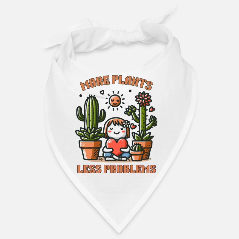 More Plants Less Problems Bandana