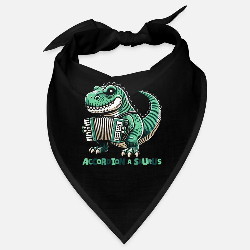 Accordion T Rex Dino Bandana