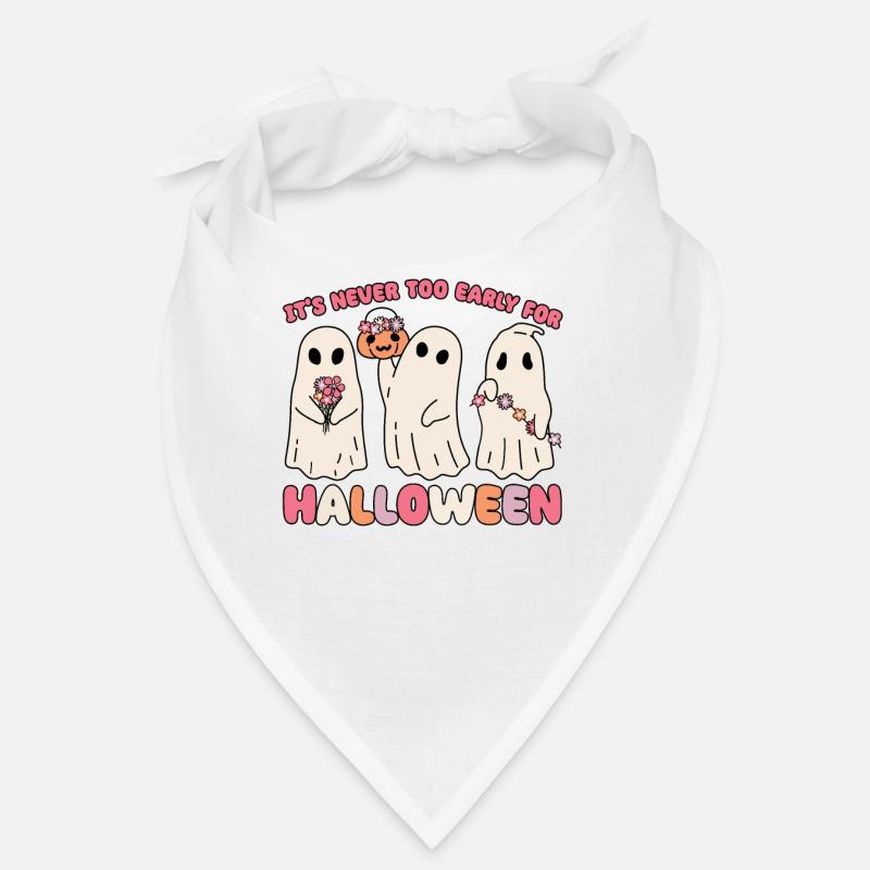 It's never too early for Halloween groovy ghost Bandana