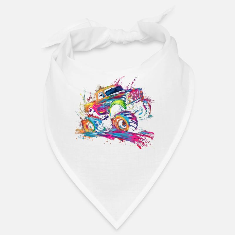 Boue Bogging Boue Course de boue 4 roues Monster Tru Bandana