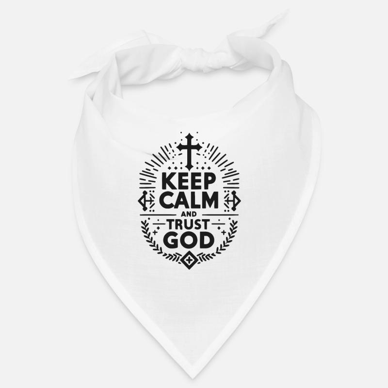 Bleib ruhig und vertraue Gott Bandana