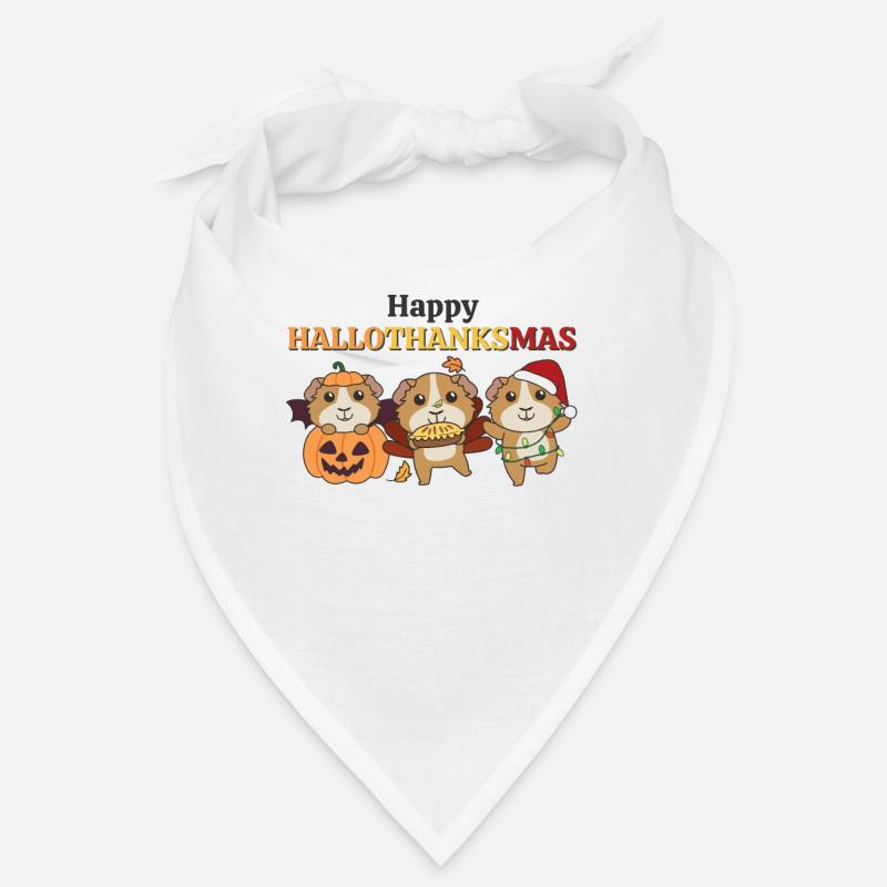 Joyeux Noël Hallothanksmas Cochon d’Inde Bandana
