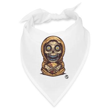 Matroschka Zombie Skelett Totenkopf - Bandana - Weiß - Vorne