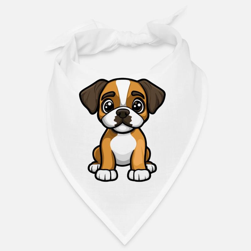 Boxer Dog Comic Cute Bandana