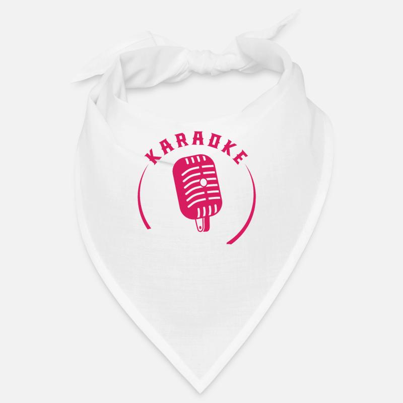 Karaoke Buddies Microphone Retro Style Bandana
