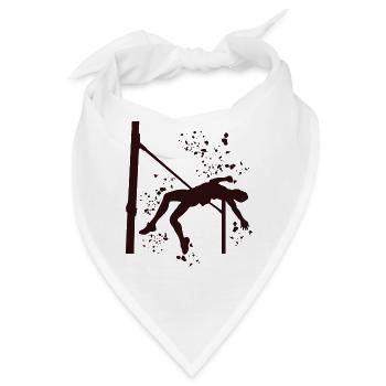 Hochspringer Wasserfarben Hochsprung - Bandana - Weiß - Vorne