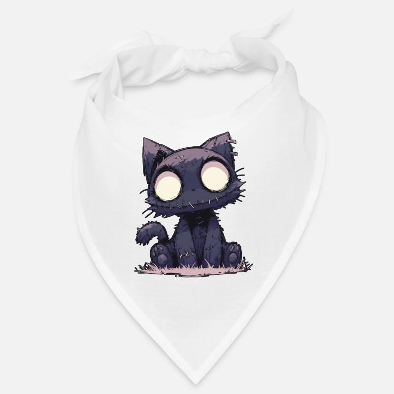 Poupée Chat Mort Katze Gothique Puppe Goth Kawaii Bandana