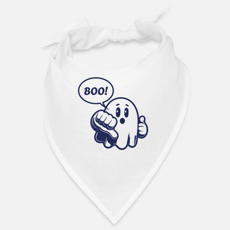 Fantôme, BOO, Boo, pouces vers le bas, drôle, drôle Bandana