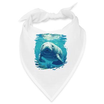 Walrus Walrosse Walross - Bandana - Weiß - Vorne