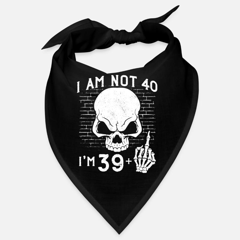 I Am 39 Plus Middle Finger - 40th Birthday Bandana