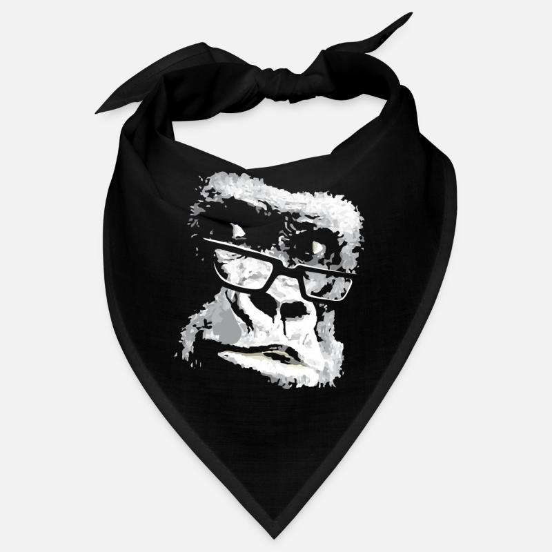Monkey Chimpanzee Gorilla Sunglasses Ape Bandana