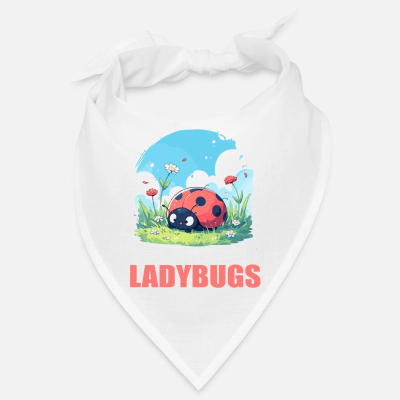 Ladybug Marienkäfer - Bandana - Weiß