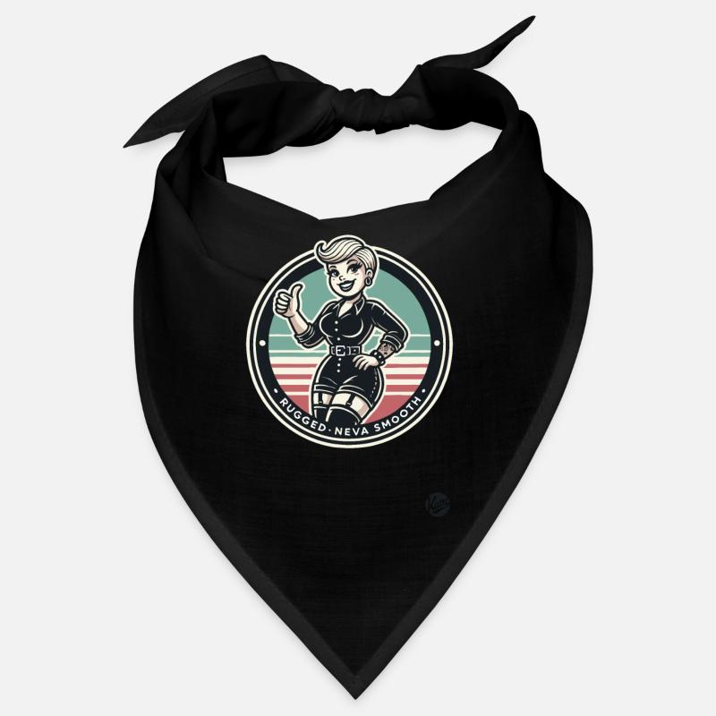 Rough, Never Smooth Emo Punk Girl Bandana