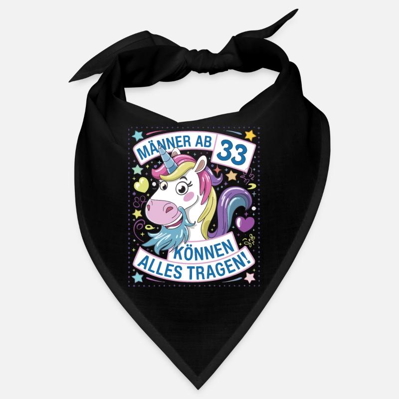 Men aged 33 and over can wear anything for their 33rd birthday Bandana