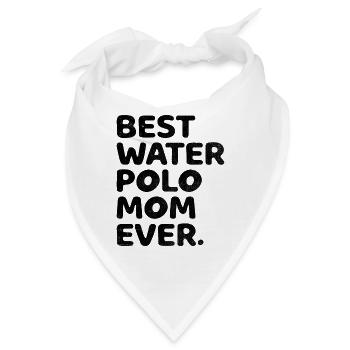 Beste Wasserball-Mutter aller Zeiten Aquatic Polo Spielerin Mothe - Bandana - Weiß - Vorne