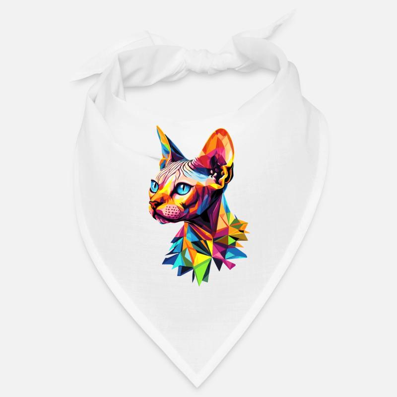 Chat Sphynx Chat Sphynx Chat Canadien Mignon Sphinx Bandana
