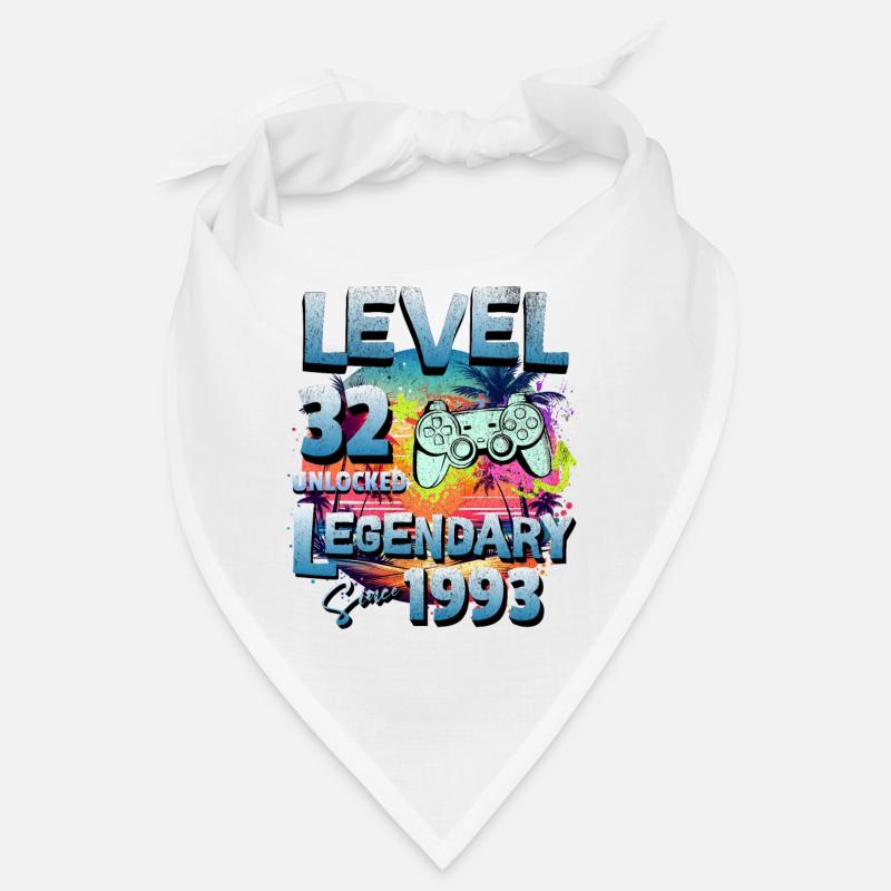 Level 32 Freigeschaltet seit 1982 Geburtstag Bandana