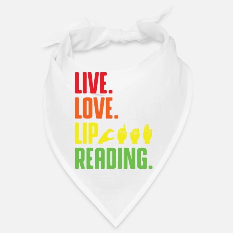 Deaf Pride ASL Gebärdensprache Bandana