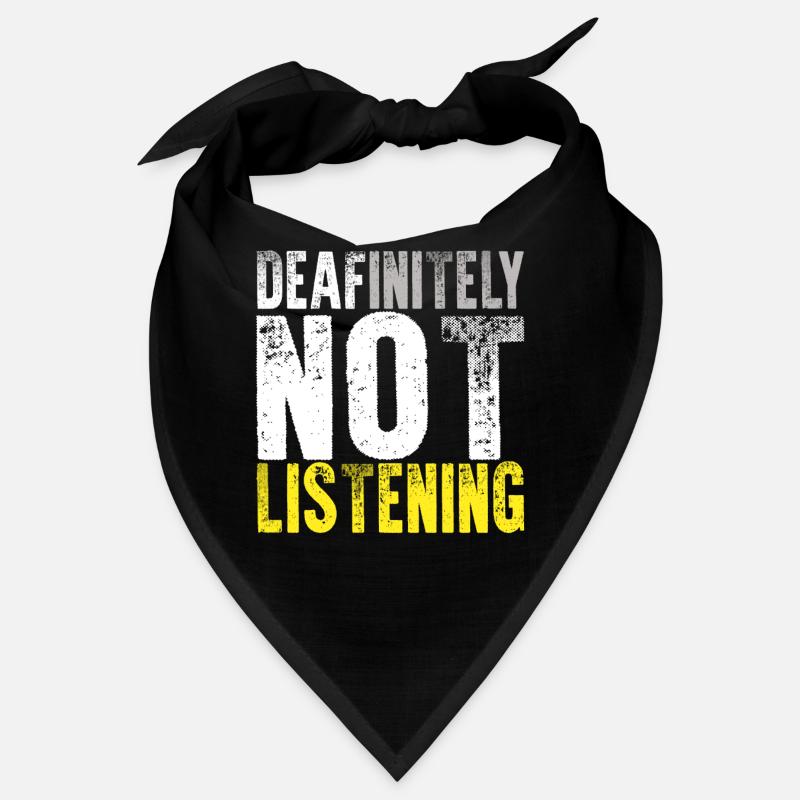 Deaf Pride ASL Gebärdensprache Bandana