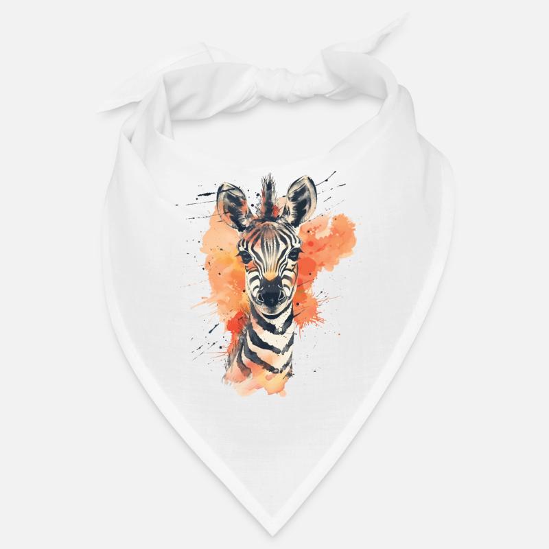 Zebra - Bandana - Weiß
