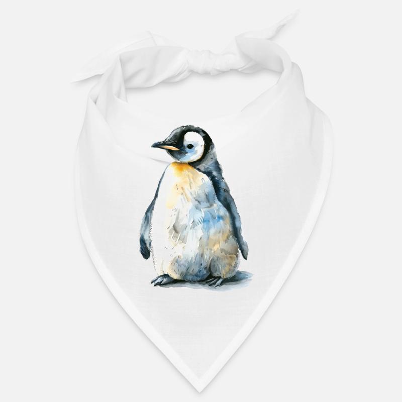 Pinguin - Bandana - Weiß